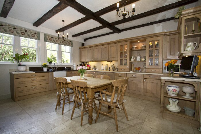 Refitted oak kitchen